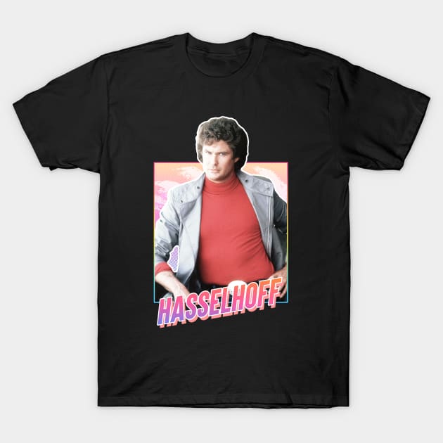 Hasselhoff - 80s T-Shirt by PiedPiper